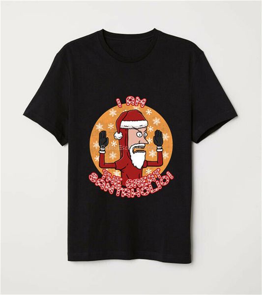 men cotton tshirt new man bigger size teeshirt i am the great santaholio funny christmas beavis and butthead black t-shirt
men cotton tshirt new man bigger size teeshirt i am the great santaholio funny christmas beavis and butthead black t-shirt