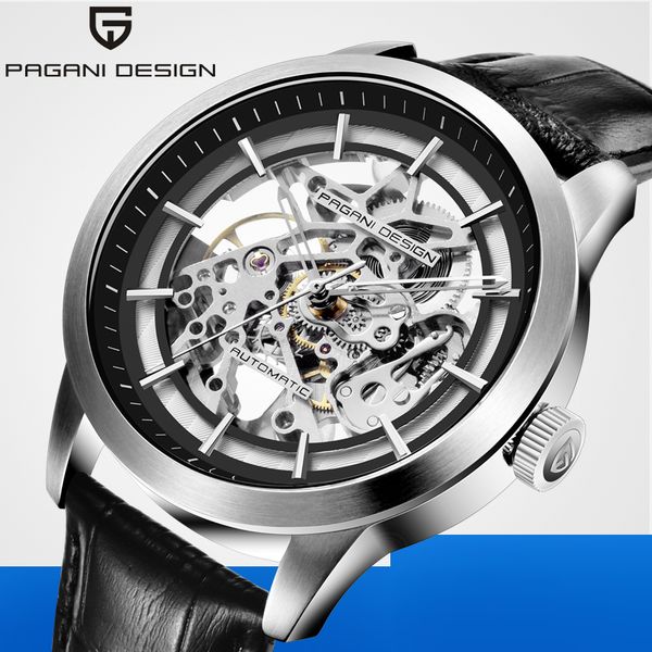 pagani design fashion mens watches 2020 hollow leather luxury men mechanical automatic waterproof watch male relogio masculino, Slivery;brown
pagani design fashion mens watches 2020 hollow leather luxury men mechanical automatic waterproof watch male relogio masculino, Slivery;brown