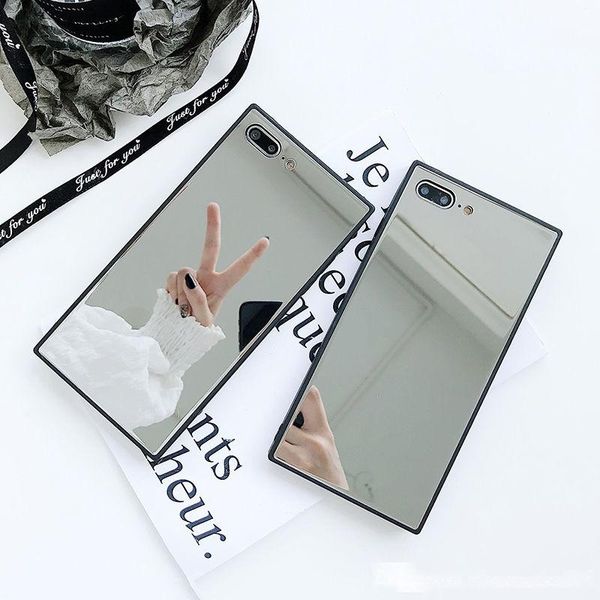 luxury cosmetic mirror square phone case for iphone 6 6s 7 8 plus x glossy glass tpu pc phone back cover coque
luxury cosmetic mirror square phone case for iphone 6 6s 7 8 plus x glossy glass tpu pc phone back cover coque
