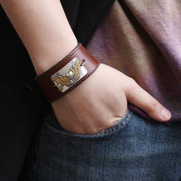 2020 new simple heart design brown/black leather chain bracelets for women men charm bangles wholesale party gift, Golden;silver
2020 new simple heart design brown/black leather chain bracelets for women men charm bangles wholesale party gift, Golden;silver