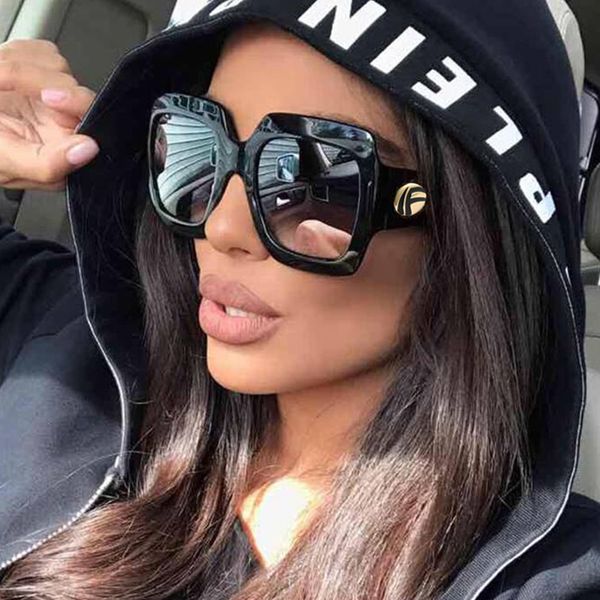 sunglasses classic woman vintage oversized square trend sun glasses for women fashion 2021 luxury eyewear gafas de sol, White;black
sunglasses classic woman vintage oversized square trend sun glasses for women fashion 2021 luxury eyewear gafas de sol, White;black