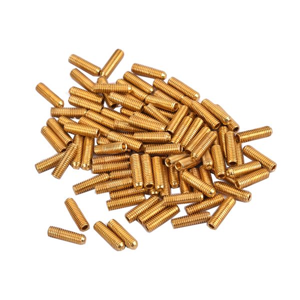 100pcs/set metal electric bass guitar bridge saddles screw diameter 3mm gold for guitar parts
100pcs/set metal electric bass guitar bridge saddles screw diameter 3mm gold for guitar parts