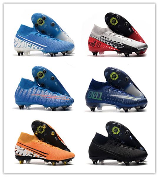 mercurial 13 elite sg high soccer shoes sneakers football cleats boots neymar jr new lights under the radar cr7 youth kids dream speed, Black
mercurial 13 elite sg high soccer shoes sneakers football cleats boots neymar jr new lights under the radar cr7 youth kids dream speed, Black