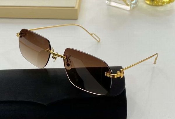 fashion rimless sunglasses gold brown gradient 0113 sonnenbrille gafas de sol de fashion mens sunglasses with box, White;black
fashion rimless sunglasses gold brown gradient 0113 sonnenbrille gafas de sol de fashion mens sunglasses with box, White;black