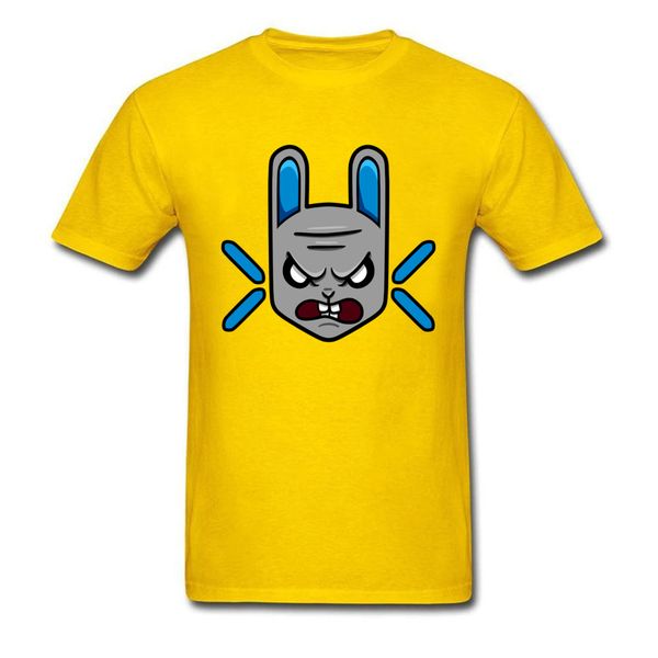 mens t-shirts angry jade rabbit printed on t shirt pure cotton crewneck short sleeve design tee shirt thanksgiving day gift