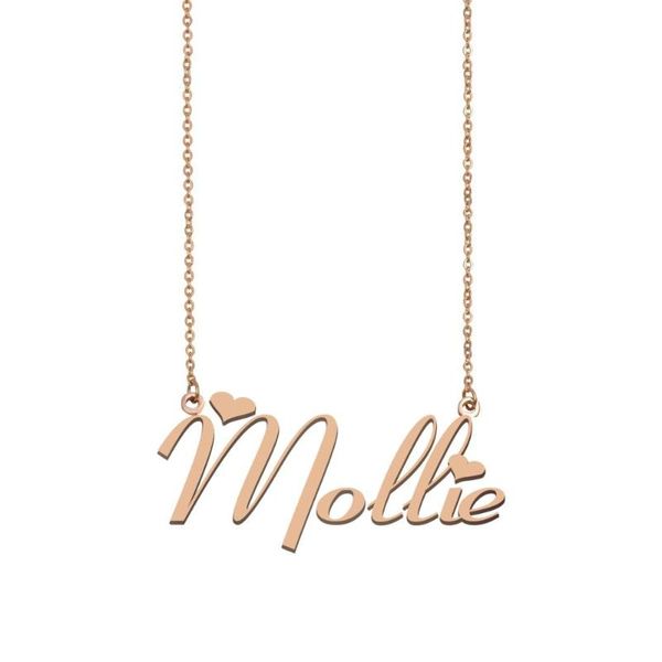 pendant necklaces mollie name necklace , custom for women girls friends birthday wedding christmas mother days gift, Silver
pendant necklaces mollie name necklace , custom for women girls friends birthday wedding christmas mother days gift, Silver