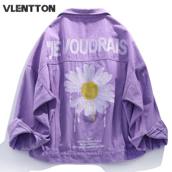 2020 spring purple pink streetwear floral embroidery women denim jacket korean casual loose jeans coat female outwear, Black;brown
2020 spring purple pink streetwear floral embroidery women denim jacket korean casual loose jeans coat female outwear, Black;brown