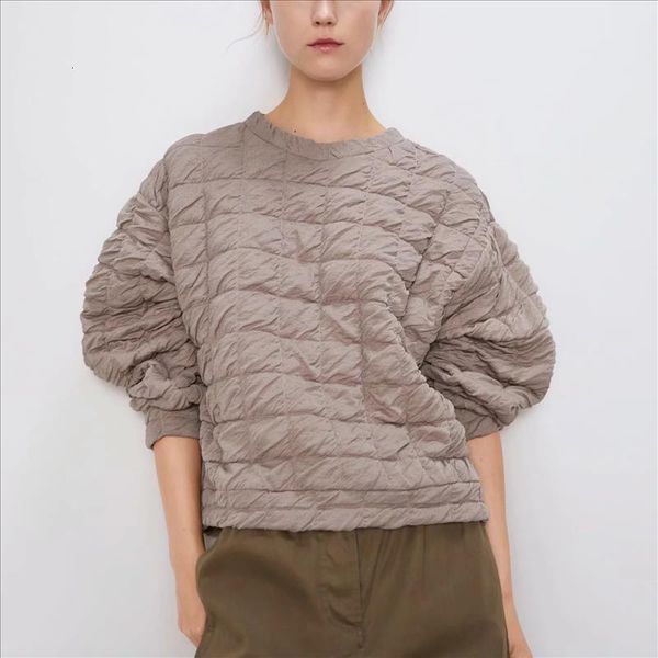 za женский топ трикотаж стеганых фуфайки твердая толстых sportwear свободно повседневный шик леди пуловер женский женщина одежда, Black
za женский топ трикотаж стеганых фуфайки твердая толстых sportwear свободно повседневный шик леди пуловер женский женщина одежда, Black
