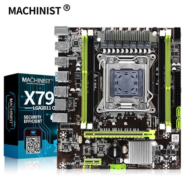 MACHINIST X79 desktop motherboard LGA 2011 support Xeon E5 series processor DDR3 ECC RAM memory USB3.0 SATA3.0 X79H mainboard
MACHINIST X79 desktop motherboard LGA 2011 support Xeon E5 series processor DDR3 ECC RAM memory USB3.0 SATA3.0 X79H mainboard