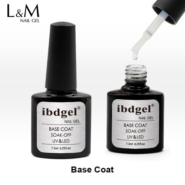 ibdgel 7.3ml matte coat base coat led gel nail polish uv nail, Red;pink
