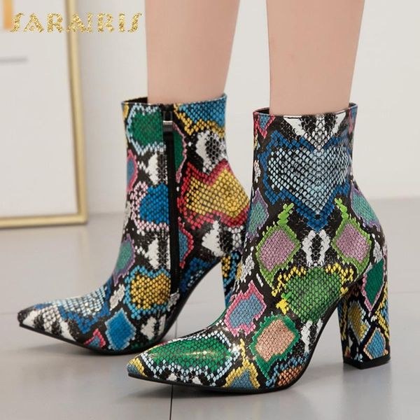 sarairis 2020 new arrivals snake print ankle boots women shoes thick high heels zipper ins party shoes ladies boots female, Black
sarairis 2020 new arrivals snake print ankle boots women shoes thick high heels zipper ins party shoes ladies boots female, Black