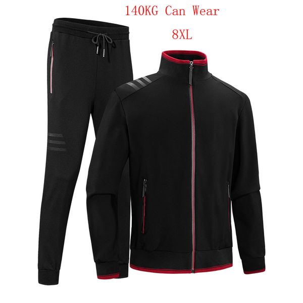 running sports suit 60%cotton zipper jacket jogging workout clothes men's autumn winter sport suit men plus size 7xl8xl 140kg, Black;blue
running sports suit 60%cotton zipper jacket jogging workout clothes men's autumn winter sport suit men plus size 7xl8xl 140kg, Black;blue