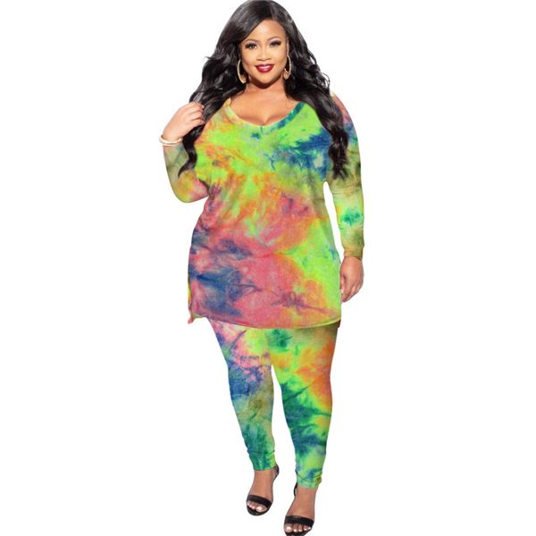 женская дизайнер tie dye 2pcs комплект с длинным рукавом повседневные женщин из двух частей брюки outfit плюс размер женская одежда, Gray
женская дизайнер tie dye 2pcs комплект с длинным рукавом повседневные женщин из двух частей брюки outfit плюс размер женская одежда, Gray