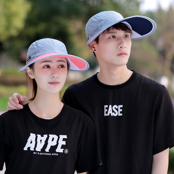 sunshade women's summer sun folding outdoor cycling travel cap couple hat men's sun hat beach, Blue;gray
sunshade women's summer sun folding outdoor cycling travel cap couple hat men's sun hat beach, Blue;gray