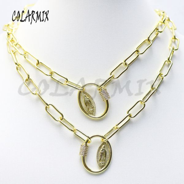 pendant necklaces 4strands virgin mary necklace not fade color big link chain fashion jewelry accessories for women 50977, Silver
pendant necklaces 4strands virgin mary necklace not fade color big link chain fashion jewelry accessories for women 50977, Silver