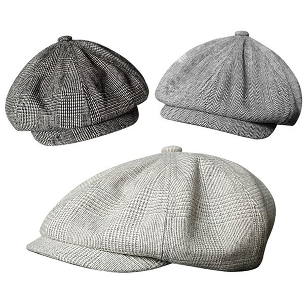 berets sboy cowboy octagonal cap summer breathable bochun cotton and linen material man hat beret painter, Blue;gray
berets sboy cowboy octagonal cap summer breathable bochun cotton and linen material man hat beret painter, Blue;gray