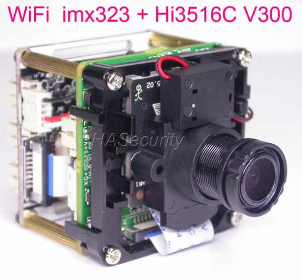 wifi h.265 / h.264 1/2.9" sony imx323 cmos + hi3516c v300 cctv ip camera pcb board module + m12 lens fpc antenna
wifi h.265 / h.264 1/2.9" sony imx323 cmos + hi3516c v300 cctv ip camera pcb board module + m12 lens fpc antenna