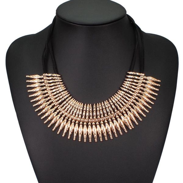 manilai fashion black leather metal pendants necklaces women bib collar simple layered choker necklace maxi jewelry, Silver
manilai fashion black leather metal pendants necklaces women bib collar simple layered choker necklace maxi jewelry, Silver