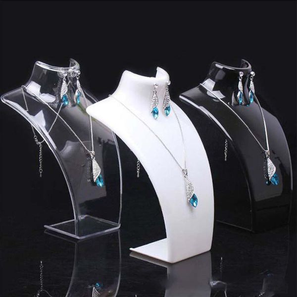 acrylic three colors 20*13.5*7.3cm mannequin necklace jewelry pendant display stand holder jewelry display shelf, Pink;blue
acrylic three colors 20*13.5*7.3cm mannequin necklace jewelry pendant display stand holder jewelry display shelf, Pink;blue