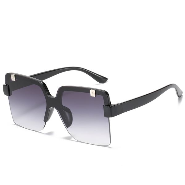 new one-piece sunglasses are versatile square glasses fashion one big frame square sunglasses, White;black
new one-piece sunglasses are versatile square glasses fashion one big frame square sunglasses, White;black