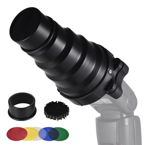 lighting & studio accessories metal on-camera flash conical snoot for neewer yongnuo godox meike vivitar pography camera speedlite speedligh
lighting & studio accessories metal on-camera flash conical snoot for neewer yongnuo godox meike vivitar pography camera speedlite speedligh