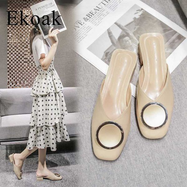 ekoak classsic soft leather women sandals summer slippers square heels women gladiator sandals ladies metal beach shoes woman, Black
ekoak classsic soft leather women sandals summer slippers square heels women gladiator sandals ladies metal beach shoes woman, Black