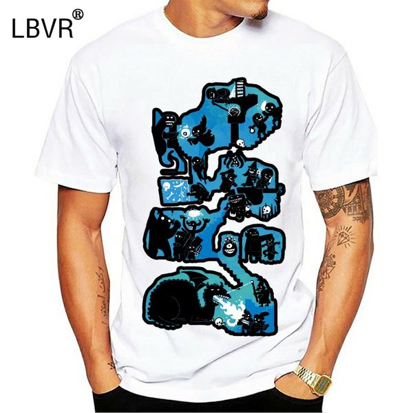 3d printed on t-shirts man funny video game tshirts good quality pure cotton loose t shirt