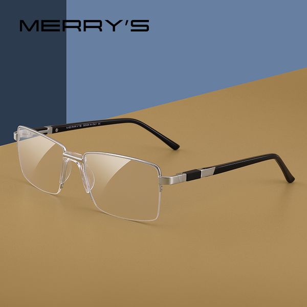 merrys design men titanium alloy glasses frame half optical frame business style ultralight myopia prescription eyeglasses s2185, Black
merrys design men titanium alloy glasses frame half optical frame business style ultralight myopia prescription eyeglasses s2185, Black