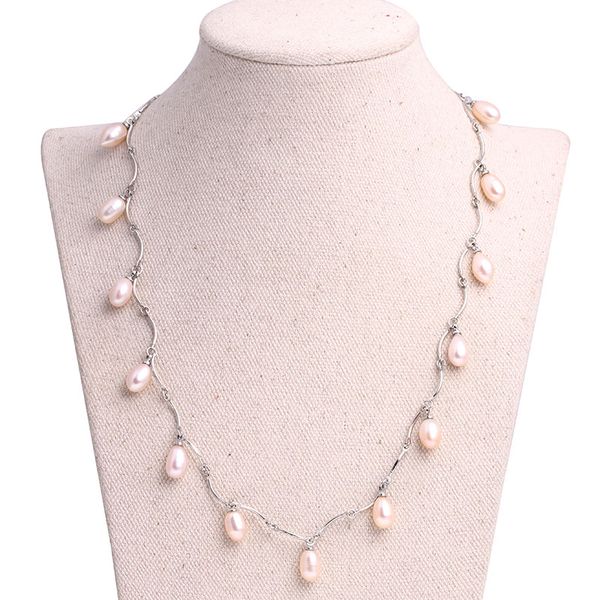 natural water drop freshwater pearl chain choker necklace fashion jewelry gift for women 18 inch silver plated fashion jewelry
natural water drop freshwater pearl chain choker necklace fashion jewelry gift for women 18 inch silver plated fashion jewelry