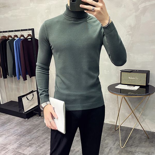 men's sweaters autumn winter sweater knitted pullovers turtleneck long sleeve casual slim fit pullover men clothing, White;black
men's sweaters autumn winter sweater knitted pullovers turtleneck long sleeve casual slim fit pullover men clothing, White;black
