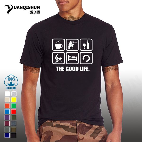 the good life t-shirts paintball coffee paint ball sleep repeat tshirt 16 colors cotton o-neck mens t-shirt funny streetwear
the good life t-shirts paintball coffee paint ball sleep repeat tshirt 16 colors cotton o-neck mens t-shirt funny streetwear