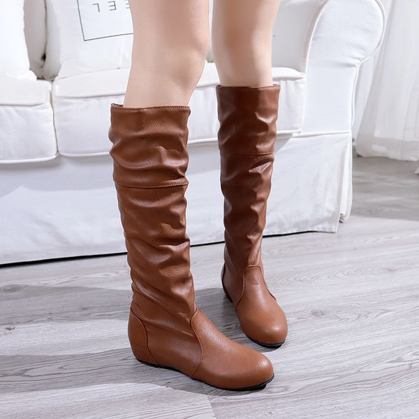 boots spring autumn women female round toe mid-calf sweet princess party boot stylish high flock shoes snow, Black
boots spring autumn women female round toe mid-calf sweet princess party boot stylish high flock shoes snow, Black