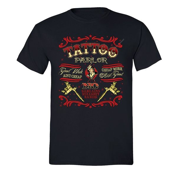 2019 new men's tattoo parlor t-shirt body art good work bargains bullsh*t artist inked tshirt summer fashion
2019 new men's tattoo parlor t-shirt body art good work bargains bullsh*t artist inked tshirt summer fashion