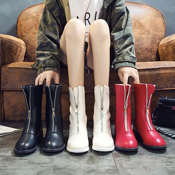 shoes fashion boots woman booties ladies boots-women low heels booties round toe rock punk 2020 mid calf mid-calf rubber, Black
shoes fashion boots woman booties ladies boots-women low heels booties round toe rock punk 2020 mid calf mid-calf rubber, Black