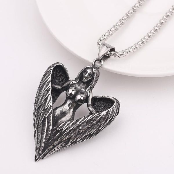 pendant necklaces angel naked female pendant, lucky lady, love, love amulet necklace, wedding jewelry gift bridesmaid, Silver
pendant necklaces angel naked female pendant, lucky lady, love, love amulet necklace, wedding jewelry gift bridesmaid, Silver