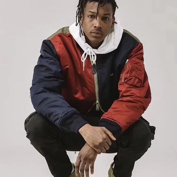 18FW KT X Alpha Industries MA1 Bomber Thick Jackets Oversized Two-Sided Outerwear With A Detachable Couple Casual Jackets HFLSJK243
18FW KT X Alpha Industries MA1 Bomber Thick Jackets Oversized Two-Sided Outerwear With A Detachable Couple Casual Jackets HFLSJK243