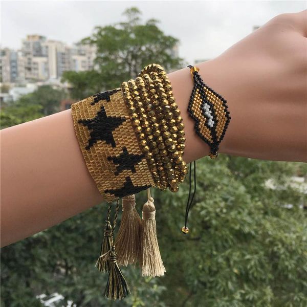 charm bracelets grapes miyuki bracelet for women star pulseras crystal beads lips jewelry stainless steel chain handmad woven, Golden;silver
charm bracelets grapes miyuki bracelet for women star pulseras crystal beads lips jewelry stainless steel chain handmad woven, Golden;silver