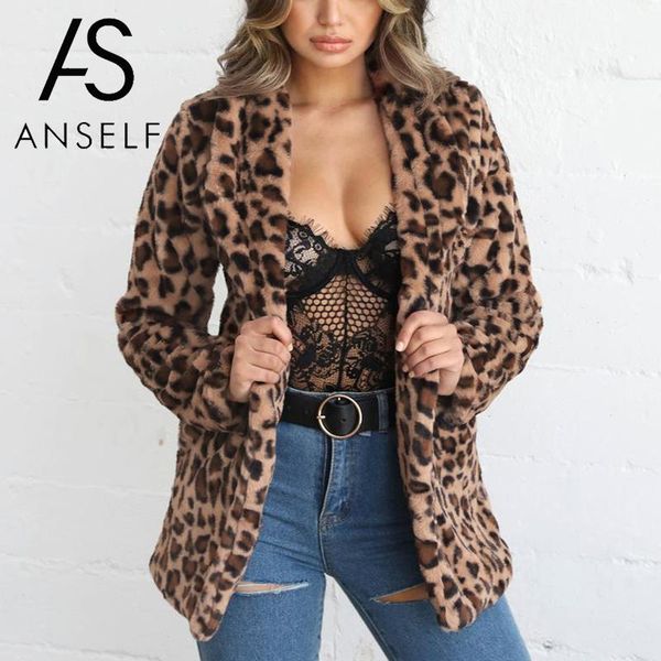 women's fur & faux anself leopard print jacket women shaggy shawl neckline long sleeve winter warm coat fake elegant outerwear, Black
women's fur & faux anself leopard print jacket women shaggy shawl neckline long sleeve winter warm coat fake elegant outerwear, Black