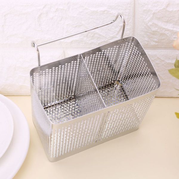 stainless steel hanging cutlery holder drainer spoon fork chopsticks storage basket rack kitchen accessories tools organizer new
stainless steel hanging cutlery holder drainer spoon fork chopsticks storage basket rack kitchen accessories tools organizer new