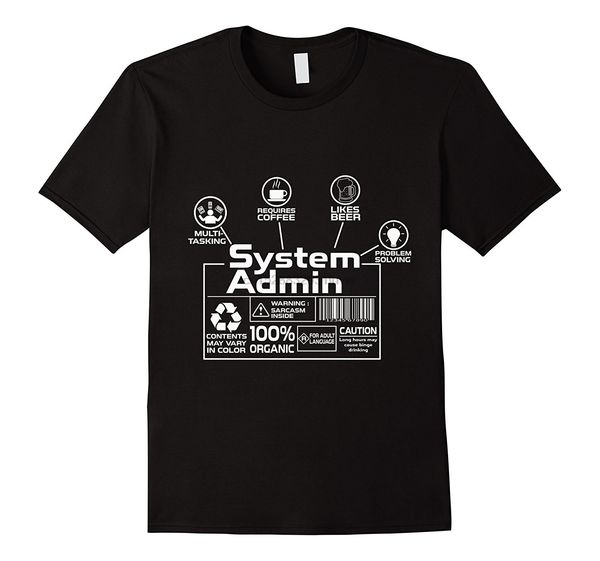 system administrator - funny beer loving sys admin gift tee short sleeve t-shirt funny print tee 100 % cotton t shirt
system administrator - funny beer loving sys admin gift tee short sleeve t-shirt funny print tee 100 % cotton t shirt