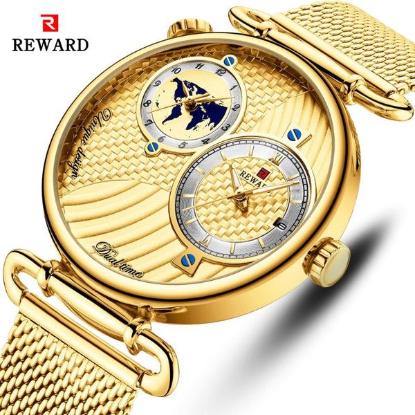 reward multiple time zone dial men quartz watches golden watch men's waterproof wristwatch relogio masculino, Slivery;brown
reward multiple time zone dial men quartz watches golden watch men's waterproof wristwatch relogio masculino, Slivery;brown