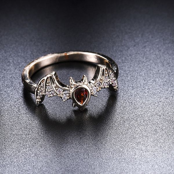 linmouge punk men's ring vintage cubic zircon personality fashion bat animal female finger rings women party gothic jewelry rf39, Slivery;golden
linmouge punk men's ring vintage cubic zircon personality fashion bat animal female finger rings women party gothic jewelry rf39, Slivery;golden