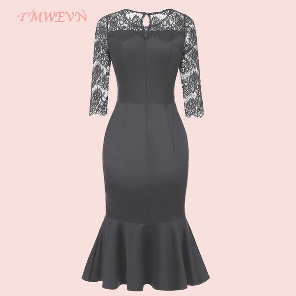 tmwevn lady style slim fit hip 7-sleeve women's fall lace fishtail dress party dress bodycon sexy, Black;gray
tmwevn lady style slim fit hip 7-sleeve women's fall lace fishtail dress party dress bodycon sexy, Black;gray