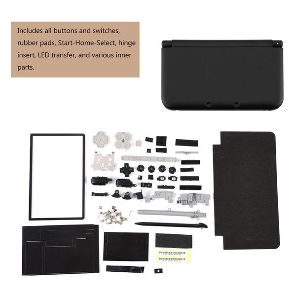 full housing case cover shell repair parts complete fix replacement kit for nintendo for 3ds xl includes all buttons and switches, rubber
full housing case cover shell repair parts complete fix replacement kit for nintendo for 3ds xl includes all buttons and switches, rubber