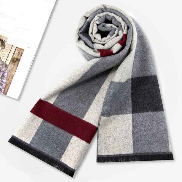 new men's scarf, winter warmth, imitation cashmere scarf, men, young people striped business scarf factory direct sales, Blue;gray
new men's scarf, winter warmth, imitation cashmere scarf, men, young people striped business scarf factory direct sales, Blue;gray