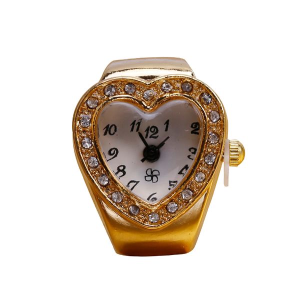 cluster rings tore 2 pcs creative fashion lady girl steel round elastic quartz finger ring watch women, Golden;silver
cluster rings tore 2 pcs creative fashion lady girl steel round elastic quartz finger ring watch women, Golden;silver