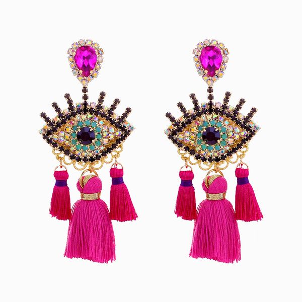 2020 new tassel earrings statement earrings eye pendant for women bohemian elegant party drop jewelry, Silver
2020 new tassel earrings statement earrings eye pendant for women bohemian elegant party drop jewelry, Silver
