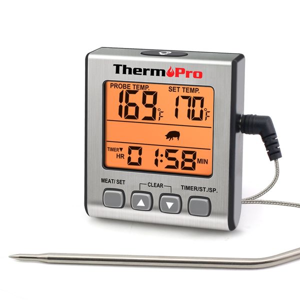 thermometer cooking kitchen food thermometer with probe timer meat thermometer backlight bbq oventhermometer t200603
thermometer cooking kitchen food thermometer with probe timer meat thermometer backlight bbq oventhermometer t200603