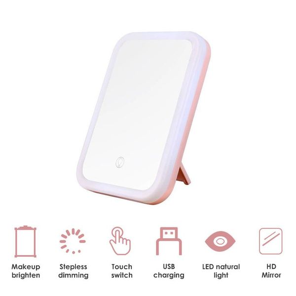 foldable usb rechargeable deskled light adjustable brightness touch screen led folding makeup mirror for selfie pgraphy
foldable usb rechargeable deskled light adjustable brightness touch screen led folding makeup mirror for selfie pgraphy