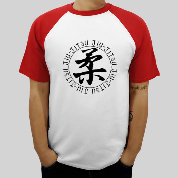 brazilian jiu jitsu bjj men's t-shirt black fashion summer paried t shirts tee euro size ringer